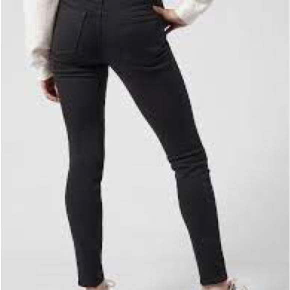 NWT Athleta Flex Ultra Skinny Black Denim Jean 6 - Picture 3 of 8